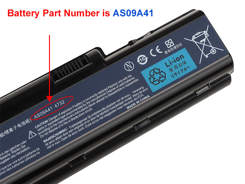 Find Acer battery partno 1