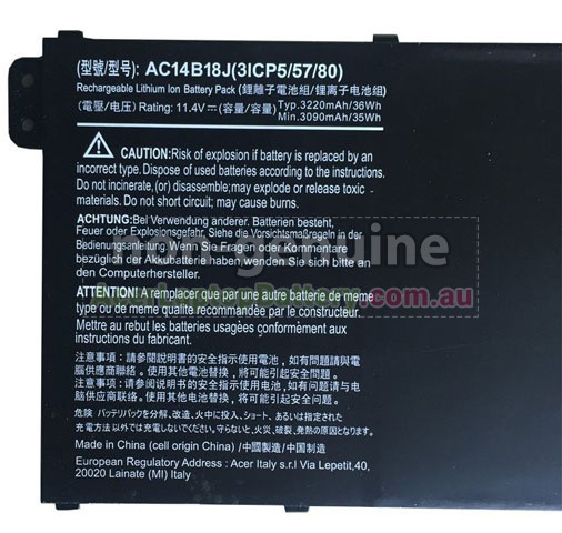 replacement Acer Aspire ES1-111-C3R9 battery