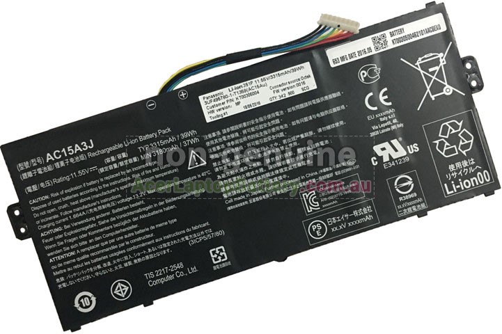 replacement Acer Chromebook R 11 C738T battery