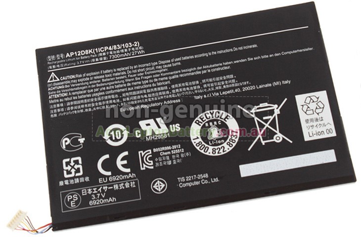 replacement Acer Iconia W510 battery