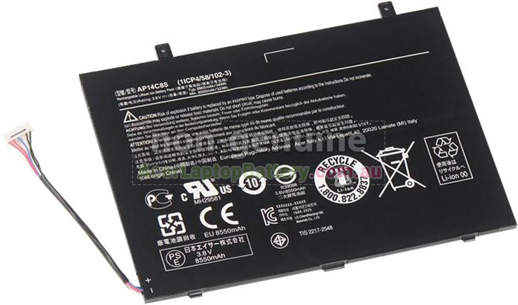 replacement Acer Aspire SWITCH 11 SW5-111-14C9 battery