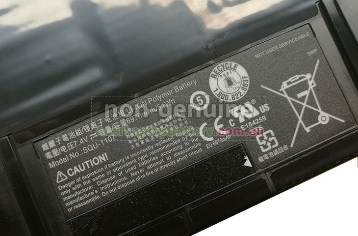 replacement Acer SQU-1107 battery