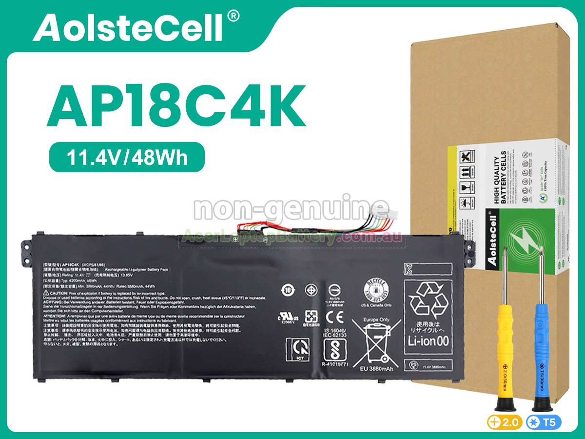 replacement Acer AP18C4K(3ICP5/81/68) battery