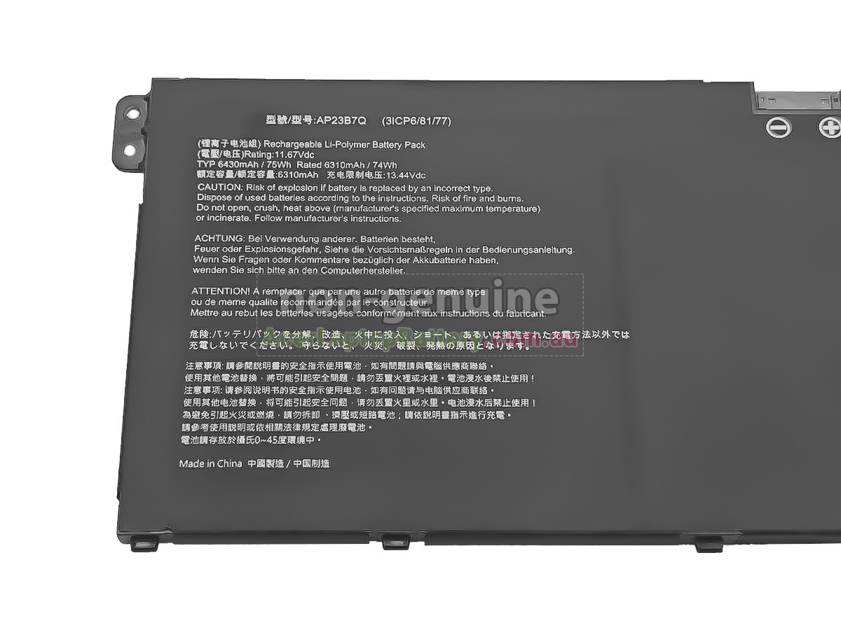replacement Acer SWIFT 14 AI SF14-61T-R7AY battery