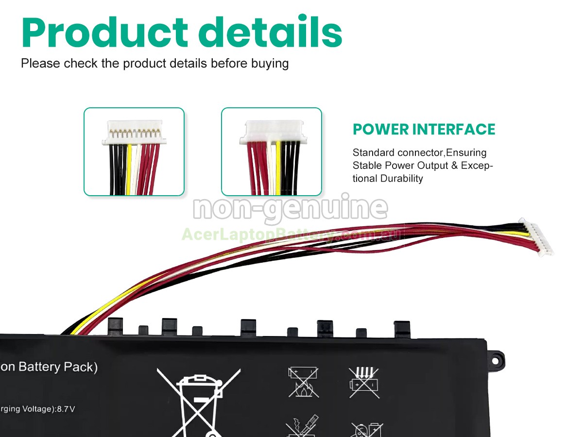 replacement Gateway U3576127PV-2S1P battery