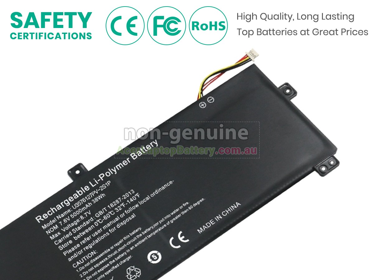 replacement Gateway U3576127PV-2S1P battery