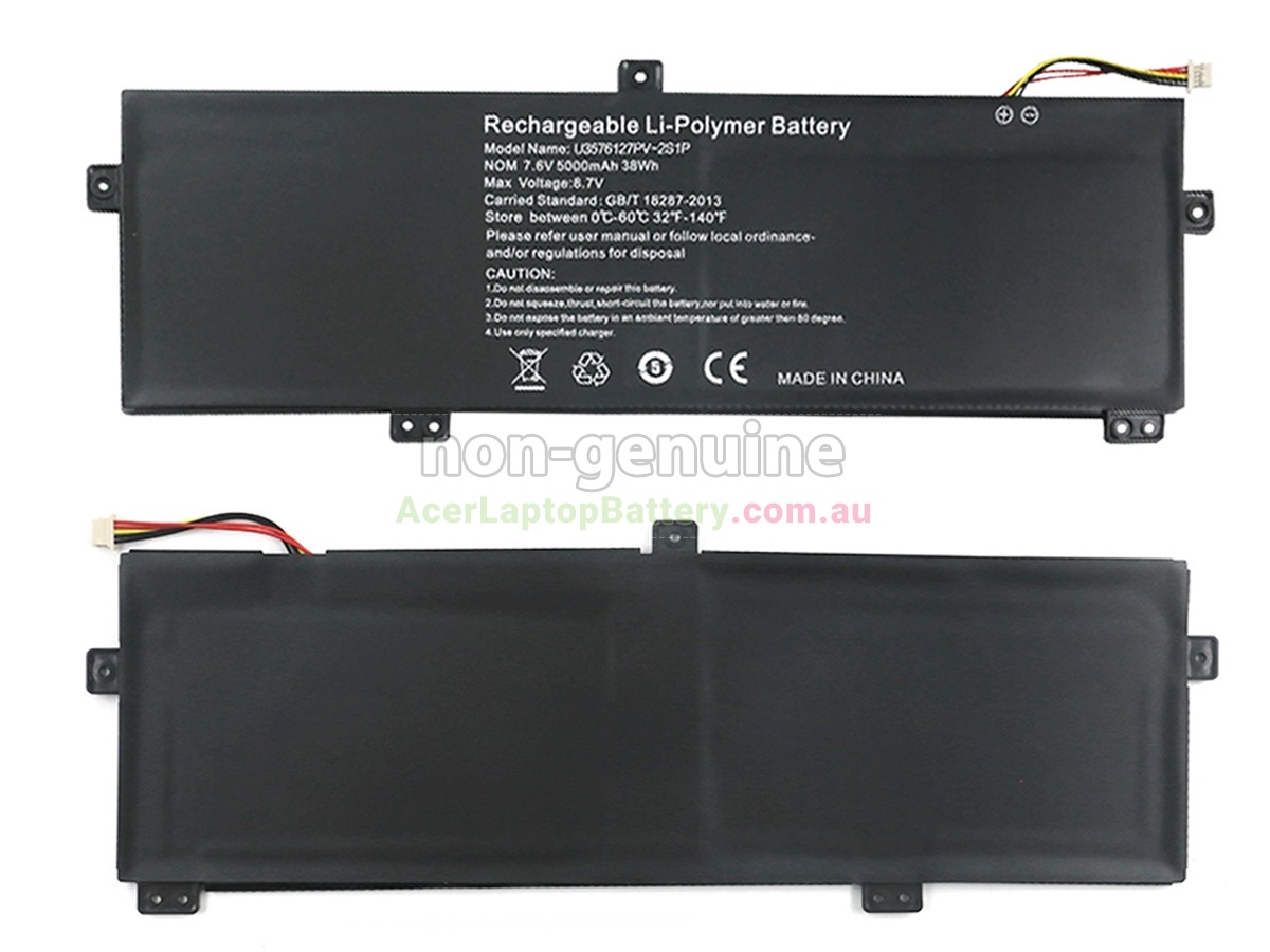 replacement Gateway U3576127PV-2S1P battery